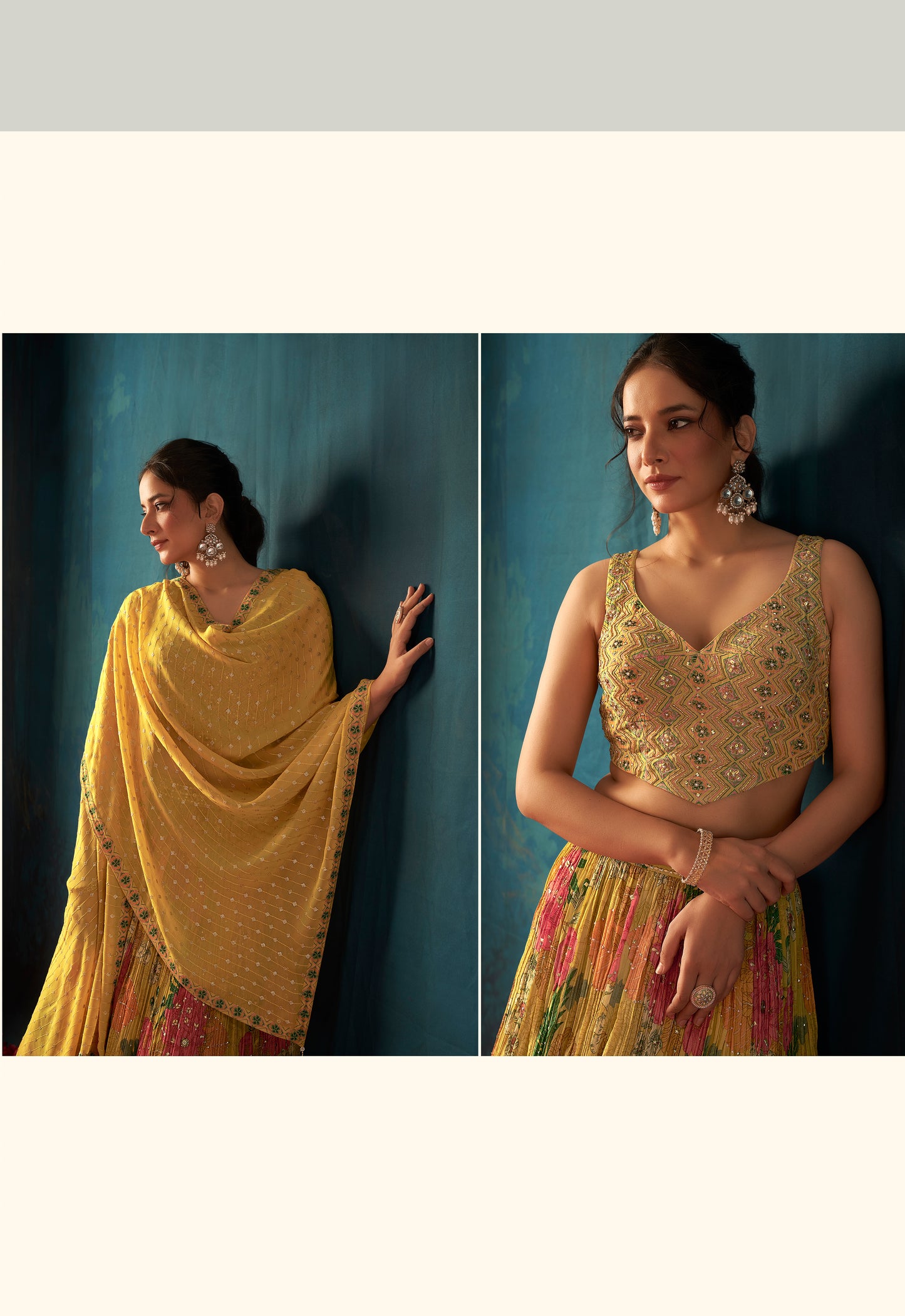 chinone fabric - pastel sage citrus