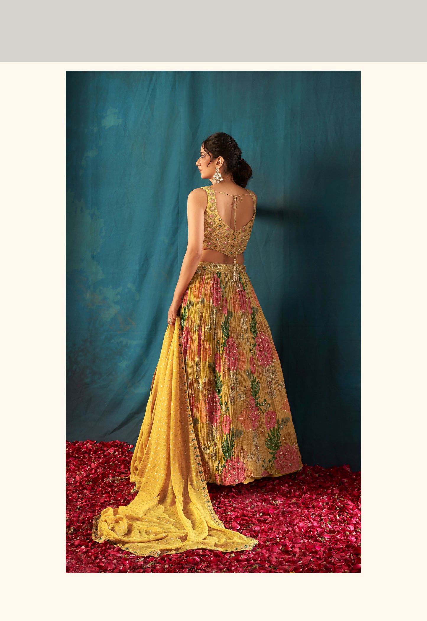 chinone fabric - pastel sage citrus