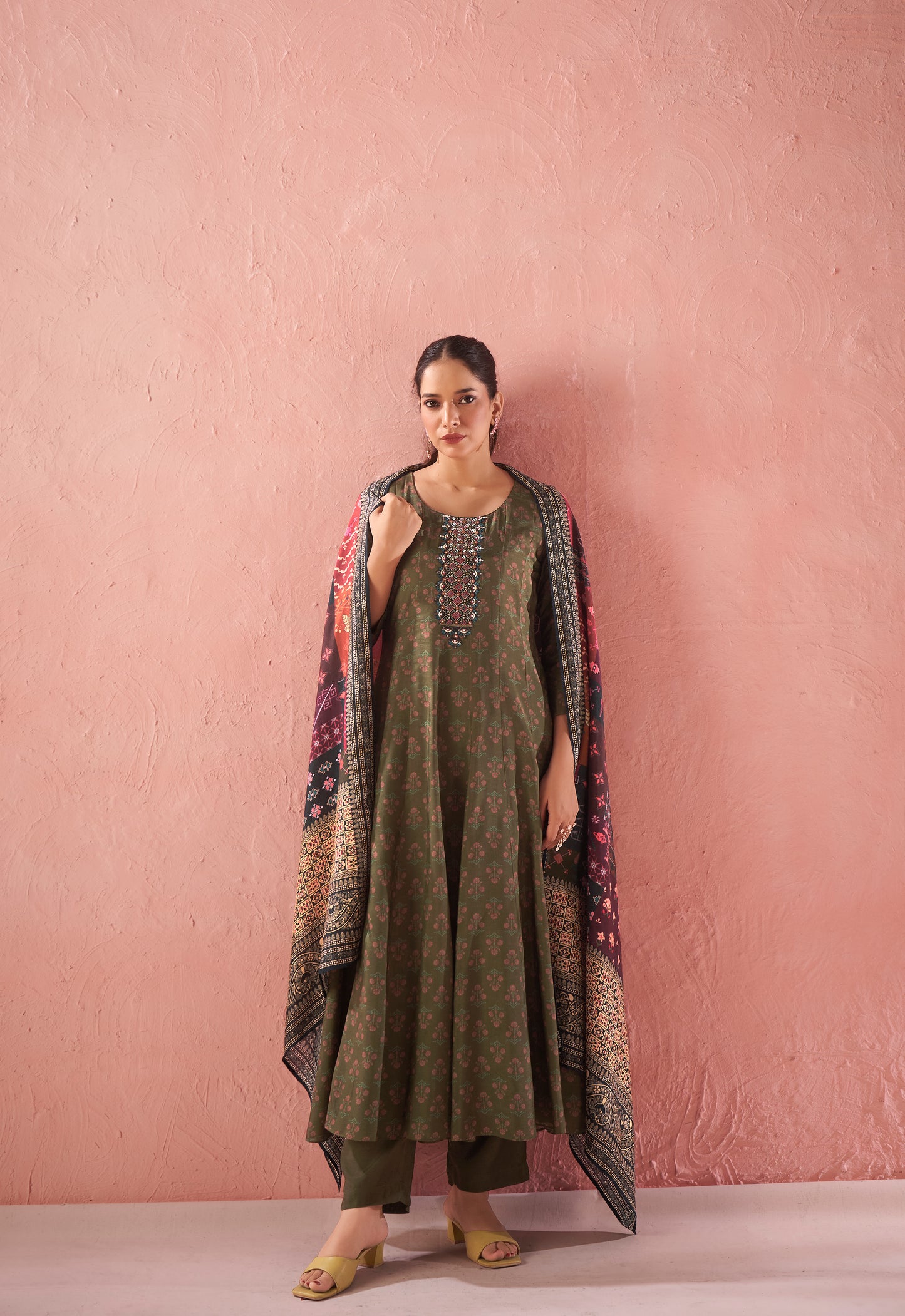 adhira – meadow charm green