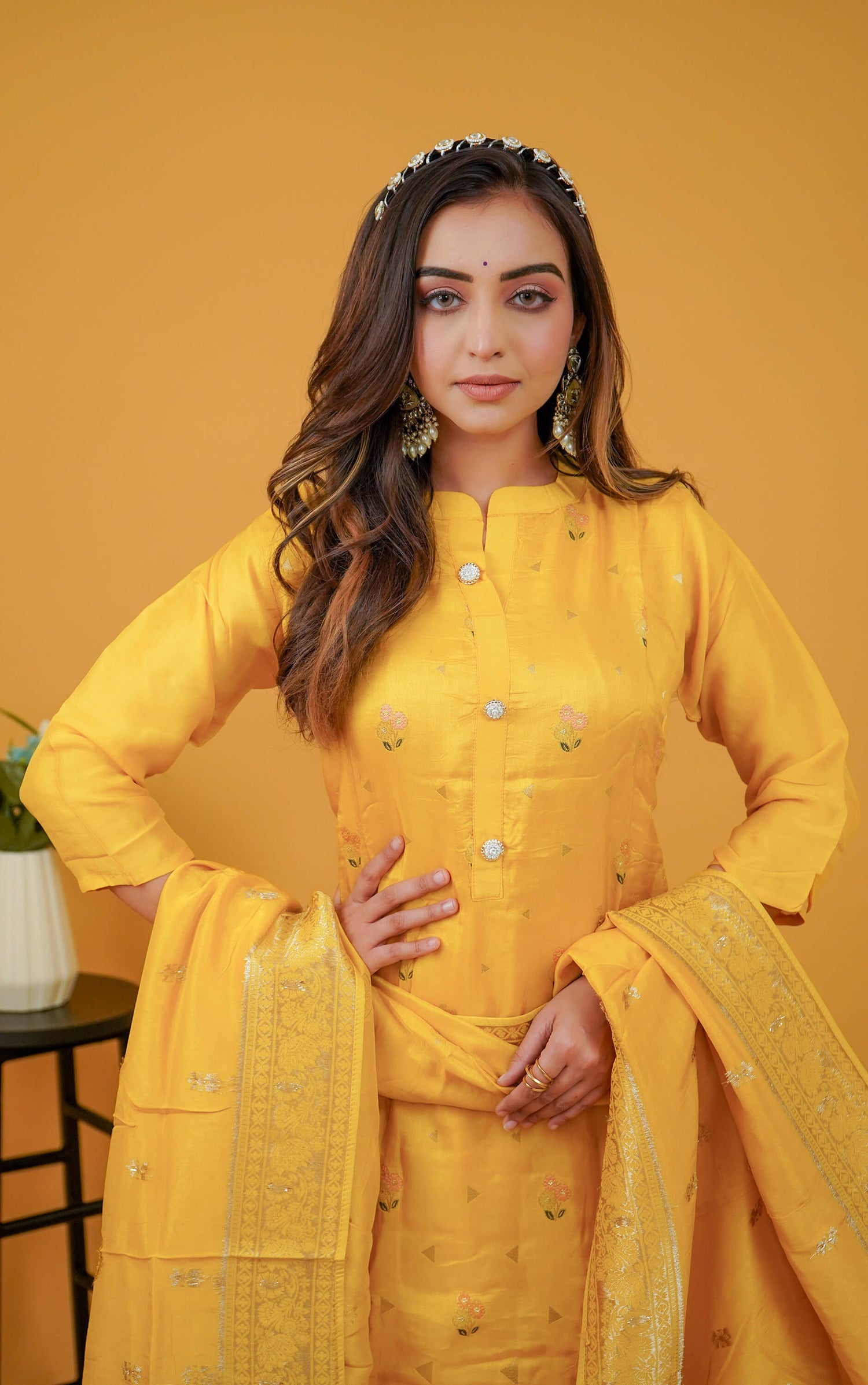 Banarasi Weaving Jacquard Silk